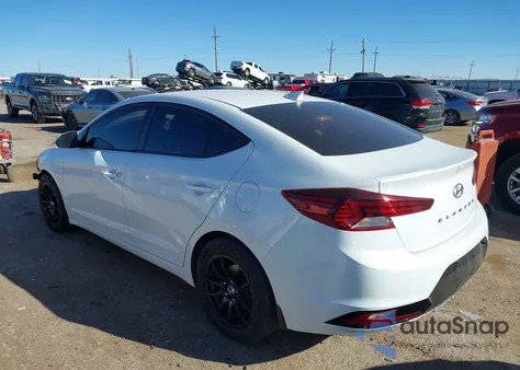 2020 Hyundai Elantra Sel z USA, uszkodzony, nr VIN 5NPD84LFXLH596503